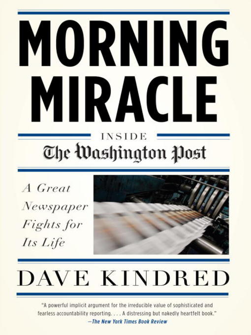 Title details for Morning Miracle by Dave Kindred - Available